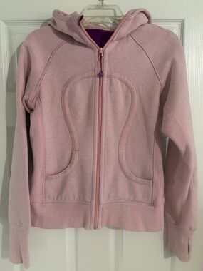 lululemon Pink Full-Zip Hoodie